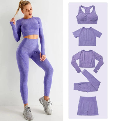 Seamless Yoga Set for Women Workout