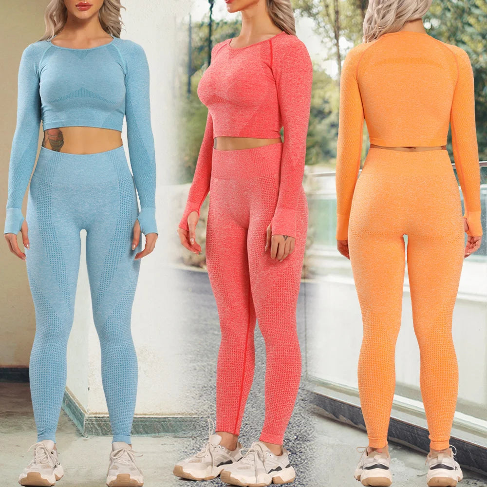 Women New Seamless Yoga Set