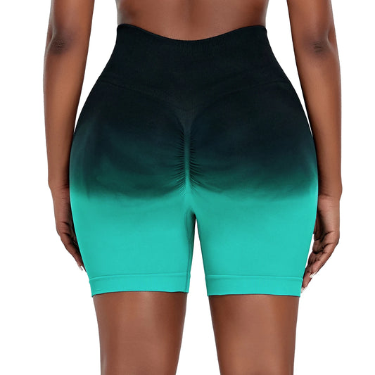 Seamless Gradient Yoga Shorts