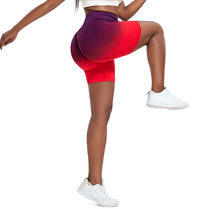 Seamless Gradient Yoga Shorts