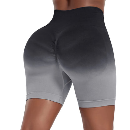 Seamless Gradient Yoga Shorts